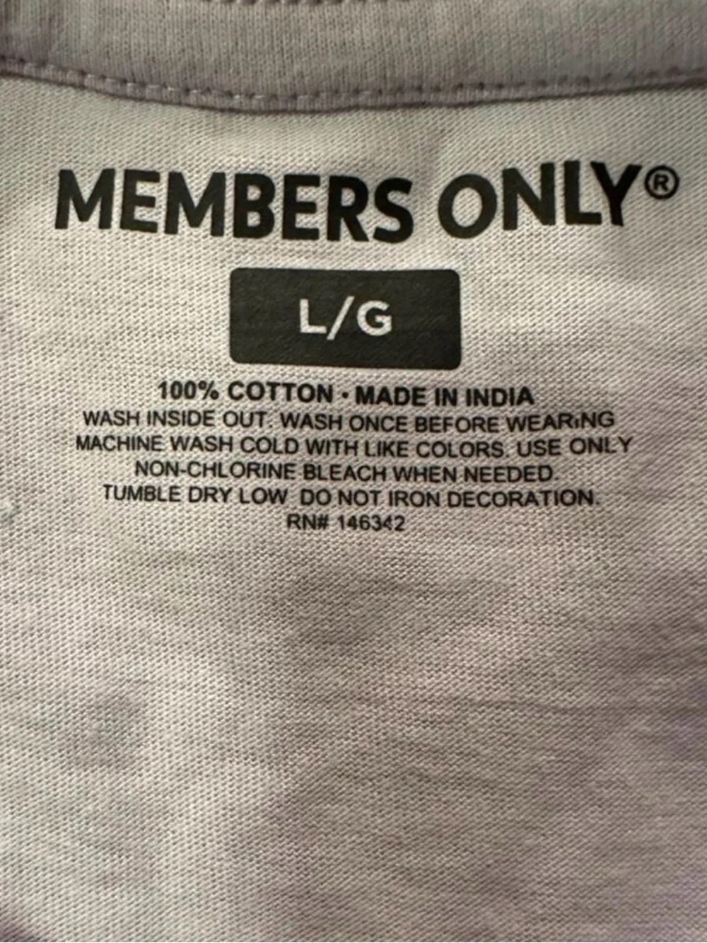 Members Only White T-Shirt with Red Heart Logo